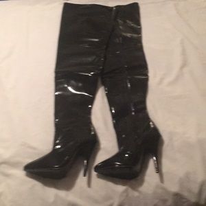 Pleaser “Beverly” Thigh High Boots